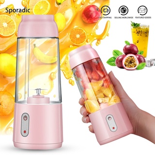 Sporadic 300ML Electric Juicer Cup Mini Portable Electric Fruit Juicer USB Rechargeable Blender Sports Bottle Cup for Home Office Outdoor