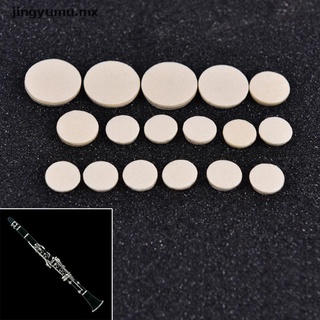 【well】 17PCS Clarinet key Pads White Musical Woodwind Wind Music Instrument Replacement MX