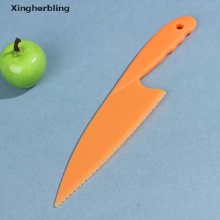 xlmx 3pcs cuchillo de cocina para tartas de niños cuchillos de cocina de plástico de fruta cuchillo de pan caliente