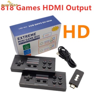4K HDMI 818 jogos retro Console sem fio Jogador duplo / único Game stick Video game jogos de dois guardian