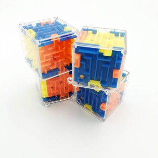 Educación temprana rompecabezas laberinto juguete 3d bead laberinto rotación cubo de rubik (6)