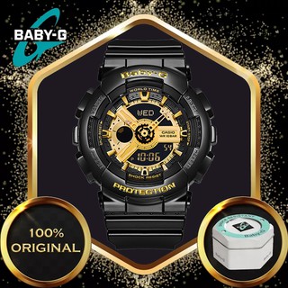 💥PROMOCIÓN💥Relojes de Mujer Original baby-g para mujer relojes de lujo relojes de lujo 100m impermeable digital LED reloj de cuarzo Ba110-1A