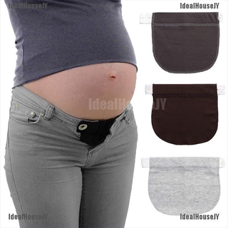 IdealHouseJY maternidad embarazo cinturón ajustable elástico cintura extensor ropa pantalones