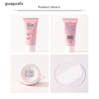 guaguafu sakura limpiador facial suave limpiador facial poros limpieza profunda control de aceite mx