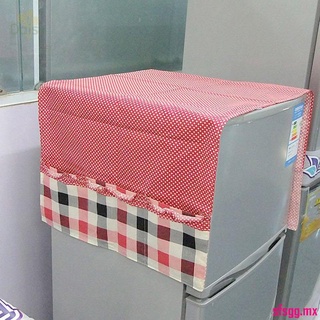 Cubierta de polvo para nevera con bolsa de almacenamiento multiusos para lavadora, refrigerador, cubre flash (6)