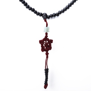 pulseras de madera con encanto buda mala rosario sándalo tibetano budista cuentas de oración pulseras (6)