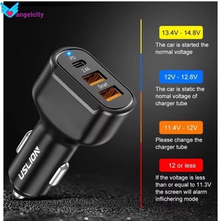 angelcity2 30W PD USB C Car Charger Quick Charge 4.0 3.0 QC4.0 QC3.0 Phone Charger Type C Fast Charging For iPhone 12 Xiaomi Huawei Samsung angelcity2