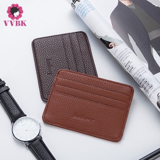 vvbk moda mujeres delgado minimalista cartera de cuero pu titular de la tarjeta de crédito bolso corto @my (3)