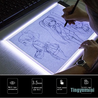[Tingyunaiai] A5 LED Art plantilla de la junta de luz de la caja de luz USB de trazado de la mesa de dibujo ajustable