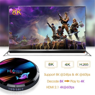 H96 MAX S905X3 X3 4GB/64GB Android 9.0 Smart Set Top TV Box Dual Band WIFI shuixudeniseAli (6)