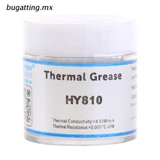 bugatting.mx hy810-cn10 10g grasa térmica disipador de calor pasta de silicona para cpu disipador de calor procesador de enfriamiento
