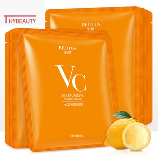 thybeauty 25g vc vitamina mascarilla facial hidratante control de aceite encogimiento poro cosmético cuidado de la piel