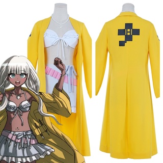 Inventario danganaronpa V3: kill Harmony yonaga Angie cosplay Clothing Coat Belt Halloween carnaval set (1)