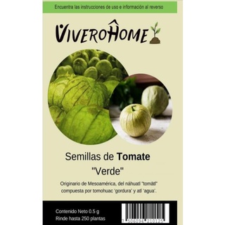 Semillas de tomate verde para huerto en casa Vivero Home. Hortalizas