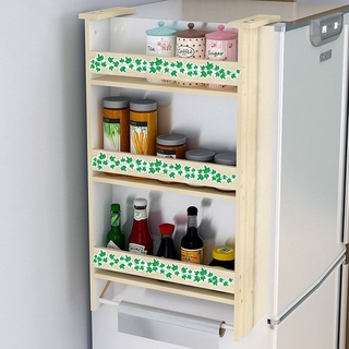 Hoja Verde ratán maestro diseño refrigerador decoración de pared auto-adhesivo tablón de anuncios marco etiquetas nuevas (4)