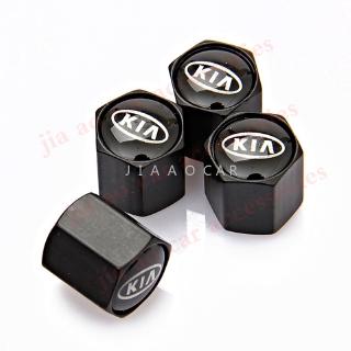 Tapas de válvula de neumático de rueda de Metal para KIA Sorento Soul Borrego Cerato Forte Carens accesorios de estilo de coche