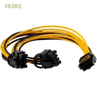 HUIKE Uno. Cable coaxial Cable Electricidad Separador de potencia Accesorios informáticos 2 x 6+2. PCI-E 6 (6 inyecciones/8 inyecciones) PCI Express Adaptador de cable/Multicolor