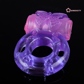 xiangsicity Male Silicone Vibration Penis Condom Sleeve Ring Delay Ejaculation Adult Sex Toy (6)