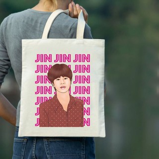 Bts Jin Dynamite Fan Art Tote Bag Bts Dynamite Kpop Merchandise Bts Fan Art