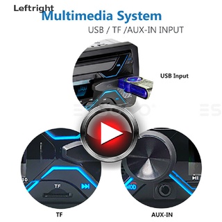 Izquierda derecha coche estéreo reproductor MP3 Bluetooth AUX USB TF Radio FM Audio In-dash micrófono manos libres. Mi