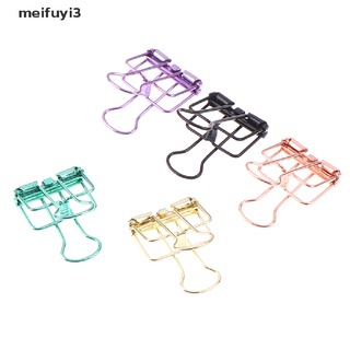 [meifuyi3] colorido hueco diseño carpeta clip para oficina escuela papel organizador mx567