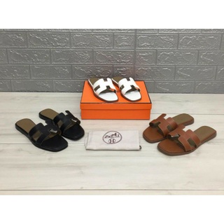 Sandalias planas de moda Oran Swift espejo calidad fullset caja