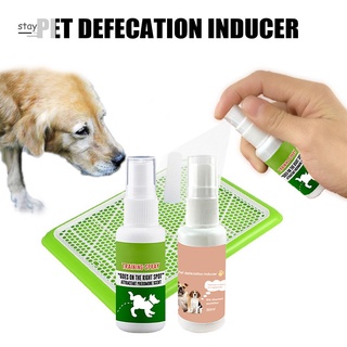 30ml mascota perro Spray inductor de perro inodoro entrenamiento cachorro posicionamiento de defecación mascota orinal entrenamiento Spray
