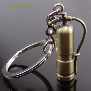 laurence - llavero retro unisex, diseño de extintor, forma de extintor, hebilla fresca, metal, aleación vintage, multicolor