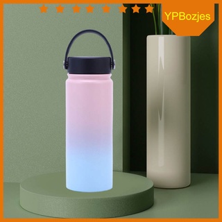 Stainless Steel Water Bottle Reusable Durable Portable Large Capacity 550ml 18oz Drinking Cup Drink Flask Kettle for