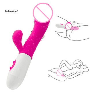 Led _ Vibrador de silicona Suave punto G Estimulador de clítoris femeninos impermeable juguete sexual Av Wand (7)