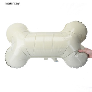 maurcey globo de papel de aluminio en forma de hueso para mascotas, perro, hueso, decoración de fiesta de cumpleaños mx
