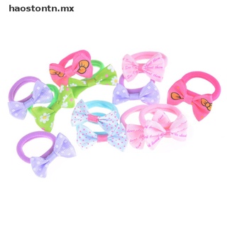 【haostontn】 10Pcs Cute Ribbon Hairbow Girls Hair Top Rope Hair Bow Baby Kids Hair Accessories [MX]