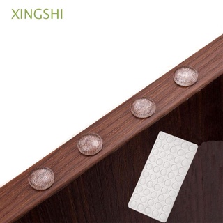xingshi - almohadilla de amortiguación de 2 mm de grosor para parachoques de cocina, paradas de puerta de 50 granos, 10 mm de diámetro, silicona, muebles de goma, hardware, tapón autoadhesivo, multicolor