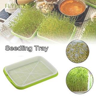 FLYINGSUIT Homemade Seedling Tray Natural Soilless cultivation Gardening Tools Harmless Wheatgrass Durable Green Double-layer Soilless Planting Hydroponic Vegetable/Multicolor (1)