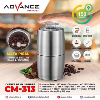 Advance molinillo de grano de café inoxidable/molinillo de granos de café eléctrico CM 313