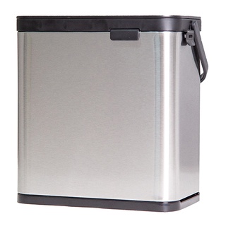 [calidad impactante] 4 l puerta de cocina colgante bote de basura con tapa sellada bajo fregadero basura cesta de residuos para coche armario rv baño