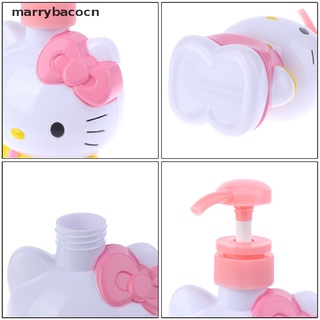 marrybacocn hello kitty gel de ducha prensa botella de gel de ducha recargable botellas de almacenamiento de baño mx (1)