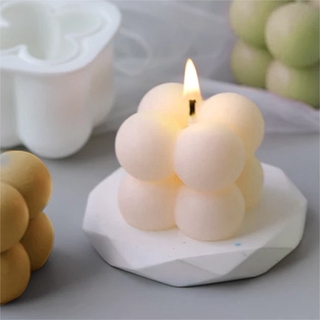 JINHE 3D aromaterapia yeso molde DIY silicona molde de cera velas velas hacer velas Chocolate pastel portavelas hecho a mano moldes de jabón (3)