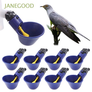 JANEGOOD Granja Vaso de agua Gallinero Pollo Agua potable de plástico Piensos para aves Codorniz Nuevo producto Automaticidad Plástico