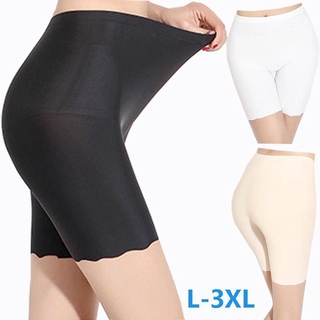 [Women Plus Size 3XL Seamless Skirt Shorts High Waist Soft Safety Pants] [Ladies Invisible Seamless Briefs] [Women's Comfortable Soft Breathable Boxer Underpants] (1)