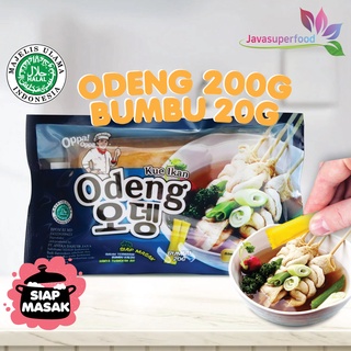 (Halal) Oden Odeng 6 hojas de coreano Eomuk pastel de pescado 200g + 20g condimento