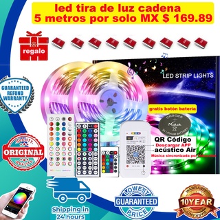 5 Metros A 20 Flexible Tira De Luz Barra 2835 + 5050 RGB LED SMD Luces Remotas Sala De TV Fiesta