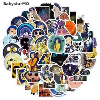 BabystarMO 50Pcs Coraline Movies Stickers For Notebook Luggage Guitar PVC Graffiti Stickers Hot Sell