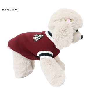 Paulom Soft Texture Pet Vest Dog Sleeveless Thickened Tops Dress-up for Winter (2)