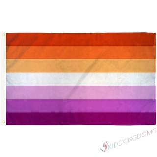 [gran Venta] bandera de arcoíris lesbiana anti-blanqueamiento UV de doble cara