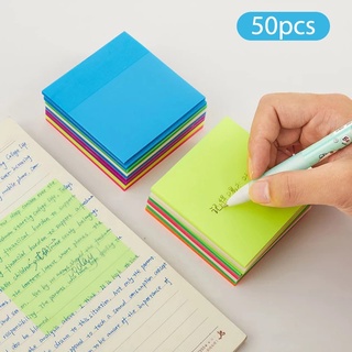 Coloridas Notas Adhesivas Transparentes Impermeables Memo Pad Extraíble Autoadhesivo Mensaje Recordatorio (1)