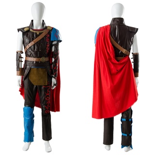Thor 3 Ragnarok Cosplay Disfraz De Hombres Adultos Traje Conjunto Completo Botas De Halloween Carnaval
