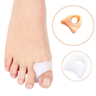 [Arichblue] 1 par de separadores de dedo del dedo del dedo del dedo del dedo del pie de Gel de silicona separador de alisador de alisador de dolor