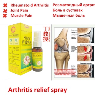 Spray de alivio de artritis Huadean artritis reumatoide/dolor articular y dolor muscular hierbas naturales producto (1)