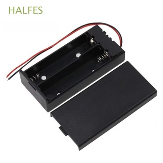 HALFES DIY cajas de almacenamiento de batería negro 2 ranuras caja de batería ABS para 18650 batería 2X batería contenedor de baterías de alta calidad titular de la batería/Multicolor